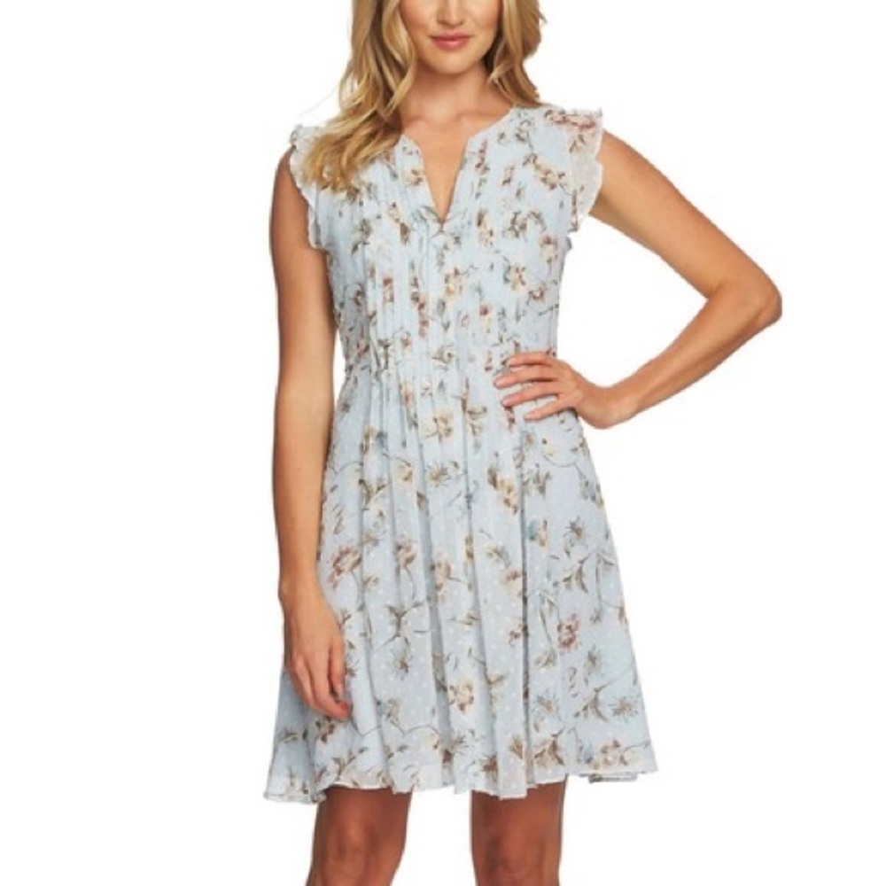 CeCe by Cynthia Steffe, Floral print dress size 4